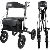 LÖSCH REHA Rollator TABAS Mobility AIR Silber