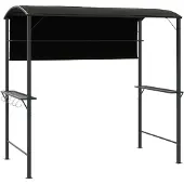 vidaXL Pavillon mit Dach 220x110x200 cm Anthrazit
