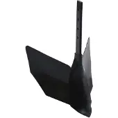 VD Home Furnishing Pflug-Zubehör Schwarz Metall