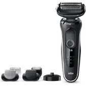 Braun Series 5 51-W4650CS, Folienschaber, Weiß, Tasten, Schwarz, Akku, Lithium-Ion (Li-Ion)