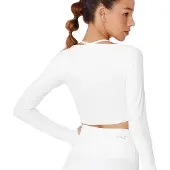 Yeaz Sporttop "Long Top CLUB LEVEL", Kinder, Gr. XL, weiß, Obermaterial: 78% Polyester PES. 22% Elasthan EL., Sweatshirts Sporttop