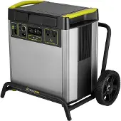 Goal Zero 36510, Gleichstrom, Solar, USB, 6010 Wh, 3500 W, 5 - 230 V, Schwarz, Silber, Batterieentladung