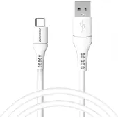 Accezz USB-C- auf USB-Kabel - 1 m - Weiß