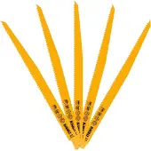 Dewalt Bi-Metall Säbelsägeblatt für Holz 5 Stück - DT2350-QZ