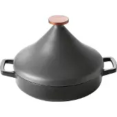 Beka 15140014, Auflaufform, Rund, Eisenguss, 4 Person(en), Keramik, Gas, Halogen, Induktion, Versiegelte Platte, Schwarz, Bronze