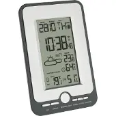TFA-Dostmann Multy, Schwarz, Silber, Innen-Hygrometer, Innen-Thermometer, Außen-Hygrometer, Außen-Thermometer, Hygrometer, Thermometer, Hygrometer, Thermometer, Kunststoff, 20 - 95%