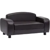vidaXL Hundesofa Braun 80x50x40 cm Kunstleder
