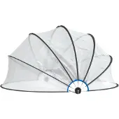 vidaXL Pool-Kuppel Rund 467x234 cm PVC