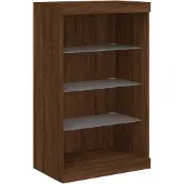 vidaXL Sideboard mit LED-Leuchten Braun Eichen-Optik 60,5x37x100 cm
