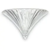 Ideal Lux Wandlampe Santa, Breite 39 cm, transparent, Glas