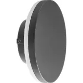 Mantra-Iluminacion LED-Außenwandleuchte Bora rund, dunkelgrau