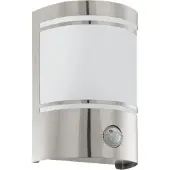 Eglo Außenwandlampe Cerno, Bewegungsmelder, Edelstahl