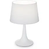Ideal Lux London tl1 small, Weiß, Metall, Polyvinylchlorid (PVC), IP20, II, E27, 1 Glühbirne(n)