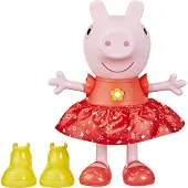 Hasbro Stehpuppe "Peppa Pig, Peppas Matschepfützen-Party", bunt, Puppen, Kinder, Stehpuppe, mit Funktionen