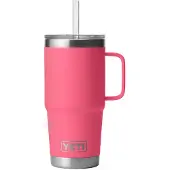 Yeti Coolers - Rambler Straw Mug - Isolierbecher Gr 739 ml rosa