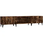 The Living Store TV-Schrank Räuchereiche 180x31,5x40 cm Holzwerkstoff