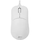 White Shark GRAPHENE-W, Beidhändig, Optisch, USB Type-A + PS/2, 12400 DPI, Weiß