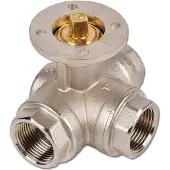 Tameson G2'' 3-Wege-Kugelhahn mit T-Anschluss Messing ISO-Top 40bar - BL3BAT