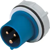 MENNEKES 938 RAPIDO Anbaustecker, 32A3p6h230V, IP44