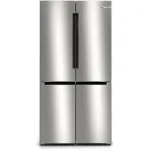 Bosch Multi Door "KFN96APEA", Energieeffizienz: E, silber (gebürsteter stahl anti fingerprint), B:91cm H:183cm T:73,1cm, Kühlschränke, Multi Door