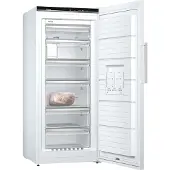 Siemens Gefrierschrank "GS51NAWCV", Energieeffizienz: C, silber (weiß), B:70cm H:161cm T:78cm, Gefrierschränke, Nie wieder abtauen dank noFrost & flexibel anpassbare varioZone, Gefrierschrank