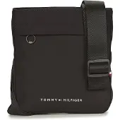 Tommy Hilfiger Stilvolle Schwarze Herren-Umhängetasche aus Recyceltem Polyester