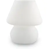 Ideal Lux PRATO TL1 SMALL, Weiß, Glas, Schlafzimmer, Kinderzimmer, Esszimmer, Wohnzimmer, IP20, II, E27