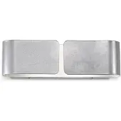 Ideal Lux CLIP AP2 SMALL, Oberfläche, 2 Glühbirne(n), E27, IP20, Silber