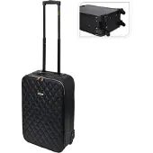 ProWorld Koffer Steppmuster 28 L Schwarz