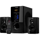 SVEN MS-2050, 2.1 Kanäle, 55 W, PC/Laptop, Schwarz, MDF-Platten, IR