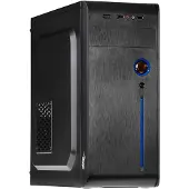 Akyga AK939BL, Midi Tower, PC, Schwarz, ATX, Flex-ATX, micro ATX, Mini-ITX, ABS Synthetik, Galvanisiertes Stahl, Heimbüro