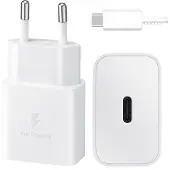 Samsung Schnellladeadapter mit Datenkabel (USB Type-C, 15 Watt) EP-T1510X