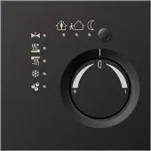 JUNG Raumtemperaturregler UP LS KNX ws glz AL2178TSD