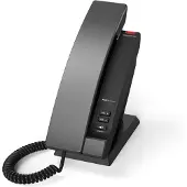 Snom HD100, IP-Telefon, Schwarz, Kabelgebundenes Mobilteil, Tisch/Wand, Antibakteriell, Gigabit Ethernet