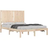 vidaXL Massivholzbett ohne Matratze 120x200 cm Kiefernholz