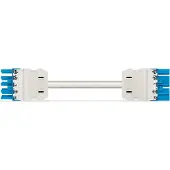 Wago 771-9985/016-102 konfektionierte Verbindungsleitung,Eca,Buchse Stecker,blau 7719985016102