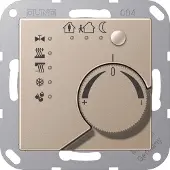JUNG Raumtemperaturregler UP A KNX champ glz A2178TSCH