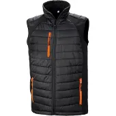 Result Core Cotton Classics-30.238X Hybrid Gilet Compass Gr. M black/orange