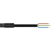 Wago 774-9993/206-701 konfektionierte Anschlussleitung,Eca,Stecker/offenes Ende,schwarz 7749993206701