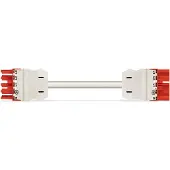 Wago 771-9975/006-202 konfektionierte Verbindungsleitung,Eca,Buchse Stecker,rot 7719975006202