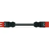 Wago 771-9373/066-201 konfektionierte Verbindungsleitung,Cca,Buchse Stecker,rot 7719373066201