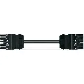 Wago 771-9995/016-201 konfektionierte Verbindungsleitung,Eca,Buchse Stecker,schwarz 7719995016201