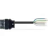 Wago 771-8985/207-103 konfektionierte Anschlussleitung,Eca,Stecker/offenes Ende,dunkelgrau 7718985207103