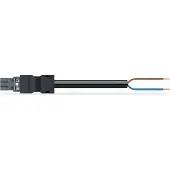 Wago 771-8982/206-703 konfektionierte Anschlussleitung,Eca,Stecker/offenes Ende,dunkelgrau 7718982206703
