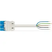 Wago 771-9985/206-202 konfektionierte Anschlussleitung,Eca,Stecker/offenes Ende,blau 7719985206202