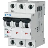 Eaton 240886 Leitungsschutzschalter, 1 A, 3p, Charakteristik: C FAZT-C1/3