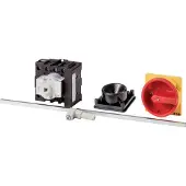 Eaton Power Quality Eaton 172769 Hauptschalter, P1, 25 A, Zwischenbau, 3-polig + N, 1 Schließer, 1 Öffner, NOT-AUS-Funktion, abschließbar in 0-Stellung, mit