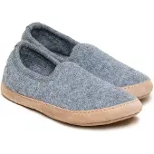 Gottstein Cheyenne Uni Hausschuhe mit Ledersohle Grau (Grey), 48/301-1201