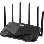 Asus TUF Gaming AX6000, Wi-Fi 6 (802.11ax), Dual-Band (2,4 GHz/5 GHz), Ethernet/LAN, Schwarz, Tabletop-Router
