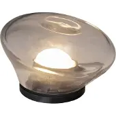 Karman Agua LED-Tischleuchte Ø13cm Glas klar